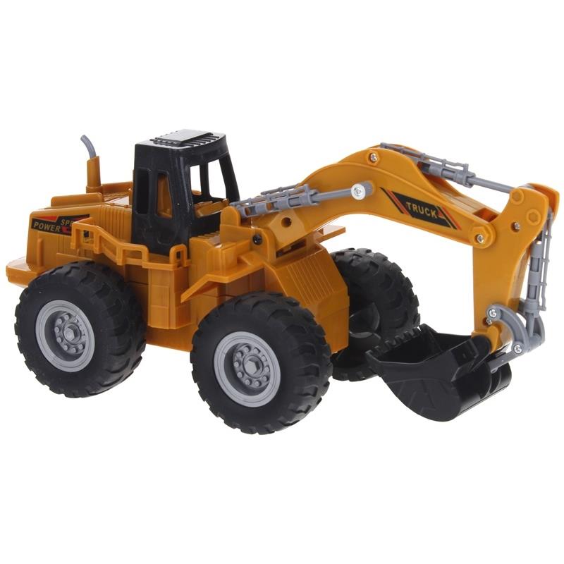 Excavator Loader Remote Control Construction Vehicle Drive Movable Bucket