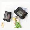 1 Piece Thick Mesh Large Capacity Makeup Bag, Personal Item Storage Small Pocket, Portable And Easy Makeup Storage Bag