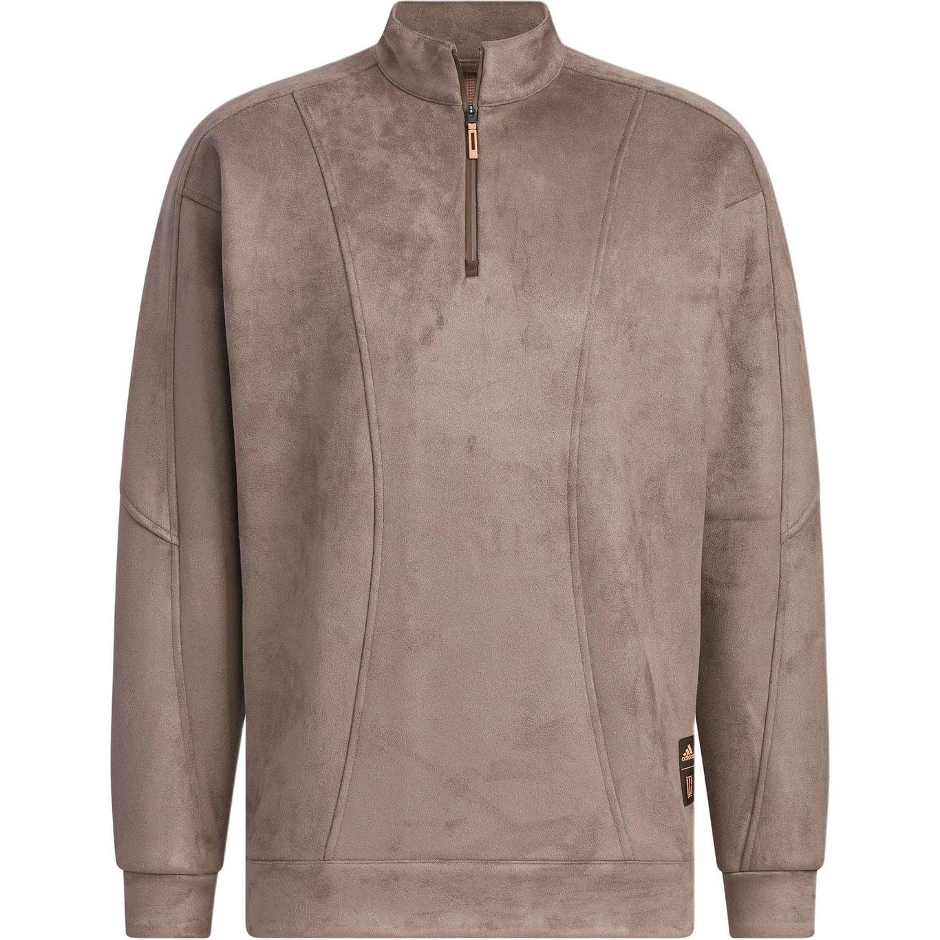 Adidas Wuji Series FW24 WUJI SUEDE SWEATSHIRT Sweatshirt Men s Brown JI8725 S