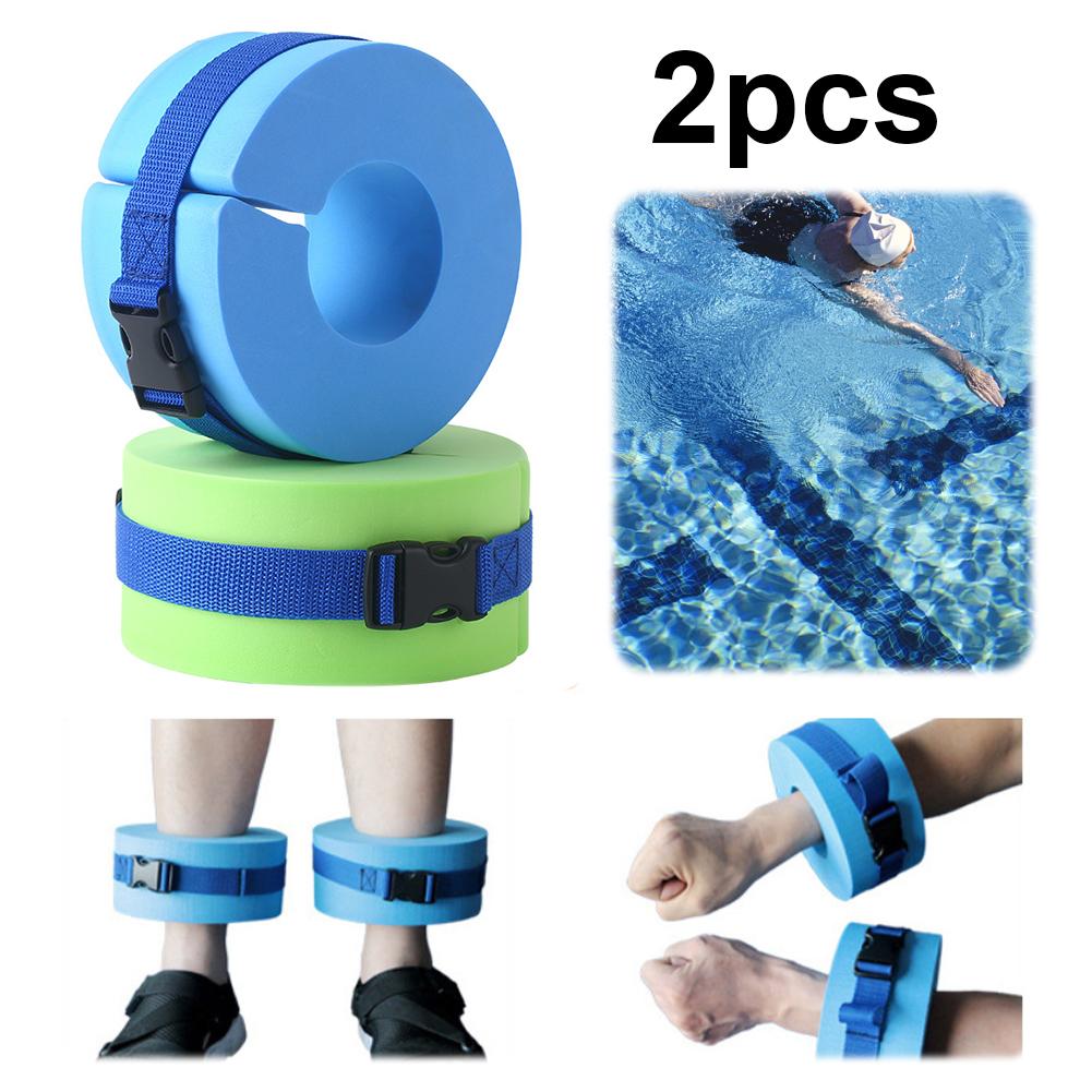 Water Aerobics Float Ring EVA Foam Aquatic Cuffs with Quick Release Buckle Swimming Float Ring for Swim Fitness Training
