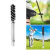 2/4 Pcs Golf Shaft Ferrules Brush  Stainless Steel Bore Brush Wire Brush Golf Club Cleaning Tool