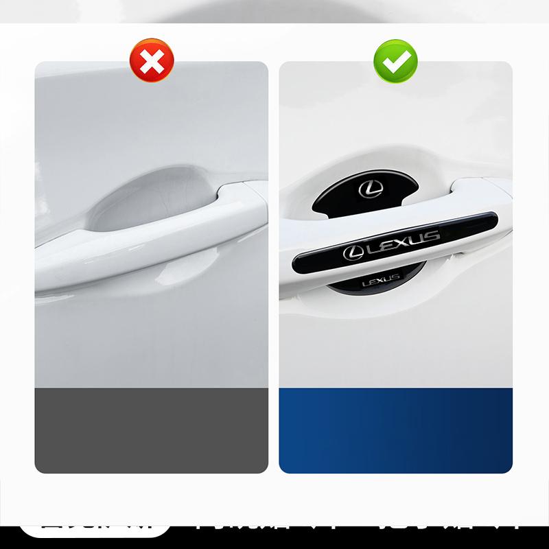 Car Door Bowl Handle Protector Film Sticker Accessories For Lexus F SPORT GX460 Ct200h IS250 ES 220D IS200 Fsport GS GX IS LS LX