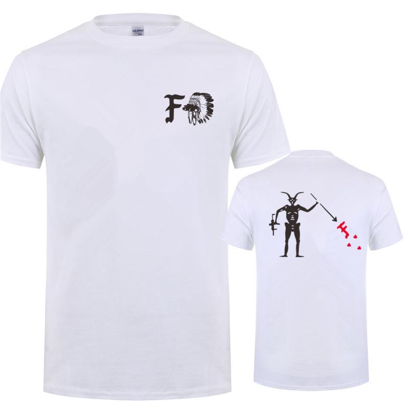 Forward Observations Group Men T Shirt Summer Crew Neck  Death Skeleton Satan Tshirts Man Clothing Tops