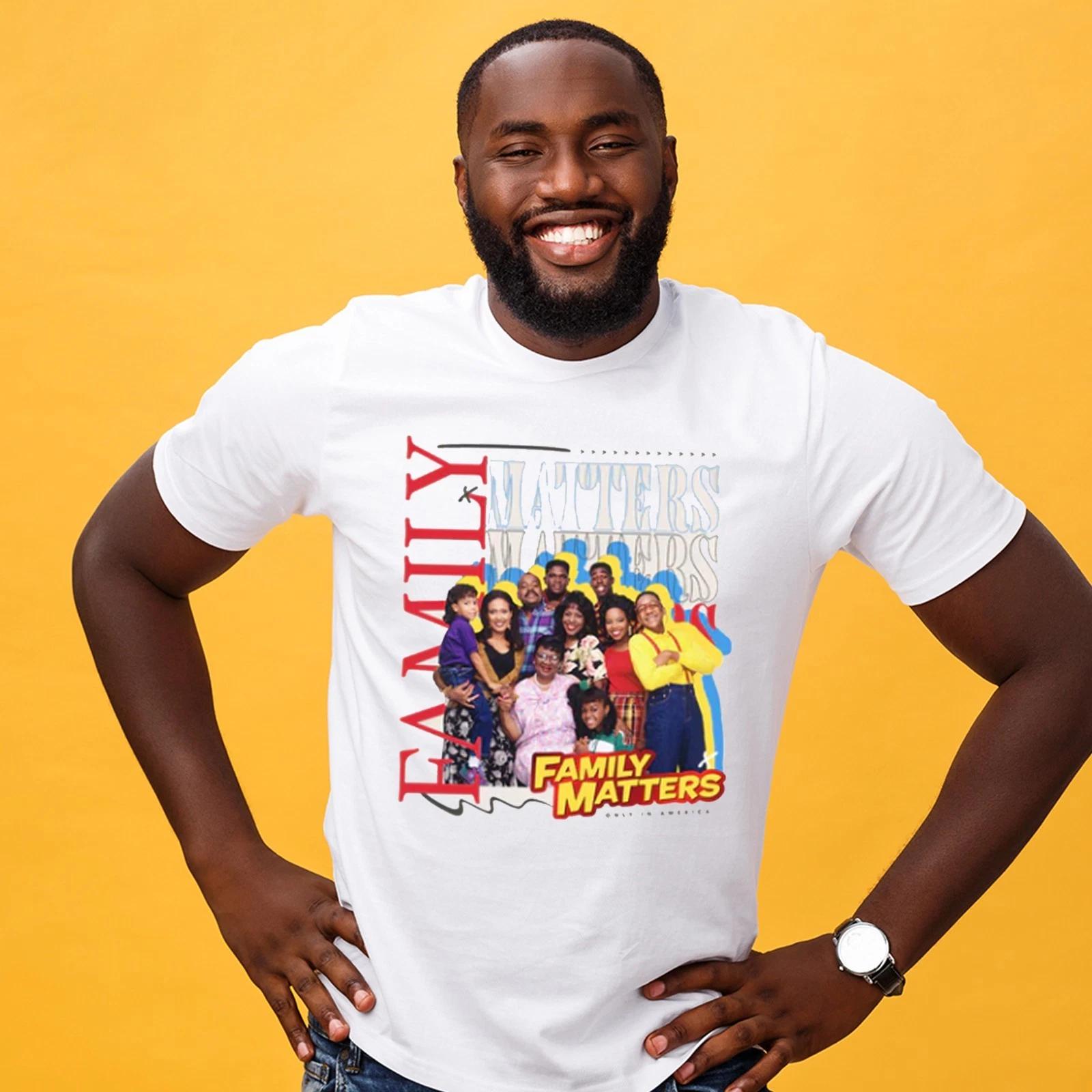 Retro Family Matters T-shirt, Classic Family Matters TV Show Tee for Fans XXXL