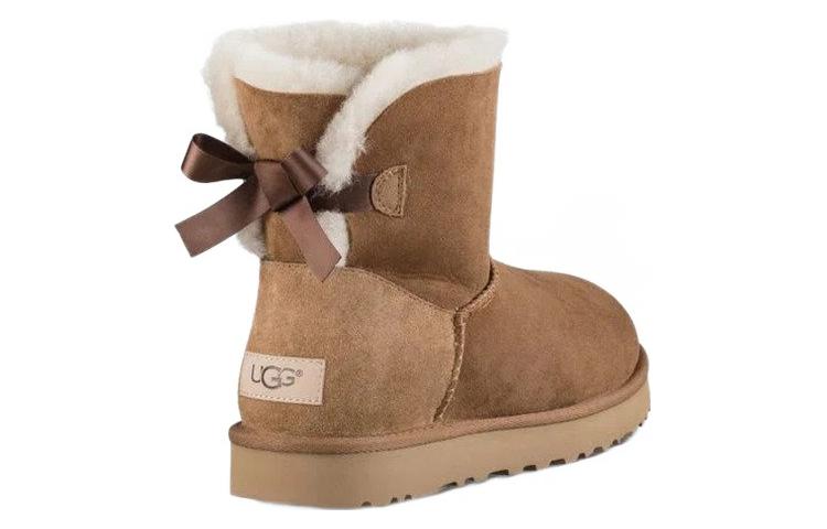 UGG Australia Mini Bailey Bow Ii Chestnut Boots Women's 1016501-CHE