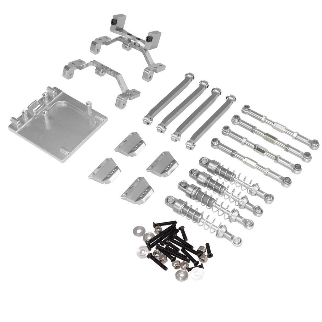 MN99S RC Car Metal Upgrade Kit: Tie Rod & Shock Absorber.