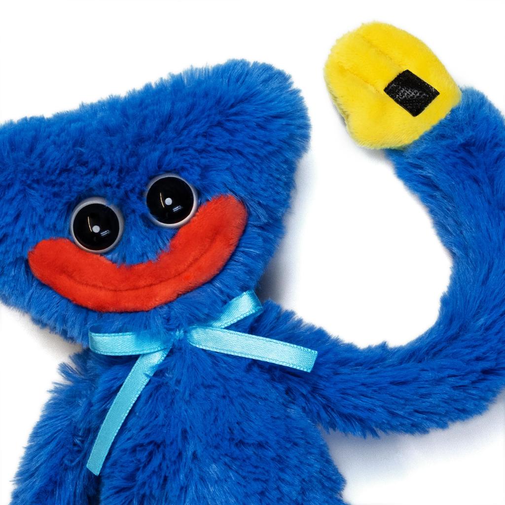 Poppy Playtime Huggy Wuggy Plush Toy Collectible Toy for All Ages Smiling Huggy - (14-inch Wuggy)