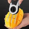 Mango Slicer Peeler Cutter Stainless Steel Mango Dicer Fruit Pitter Peeling Tool Kitchen Fruit Cutting Tool