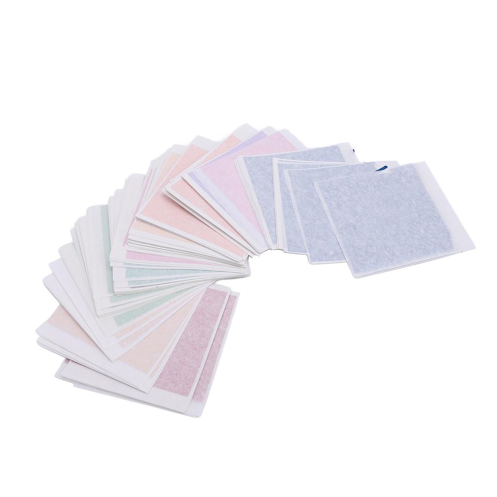 12 Colors Imitation Gold Leaf Sheets Multi Color Gold Leaf Paper 240 Pieces for Arts Decoration