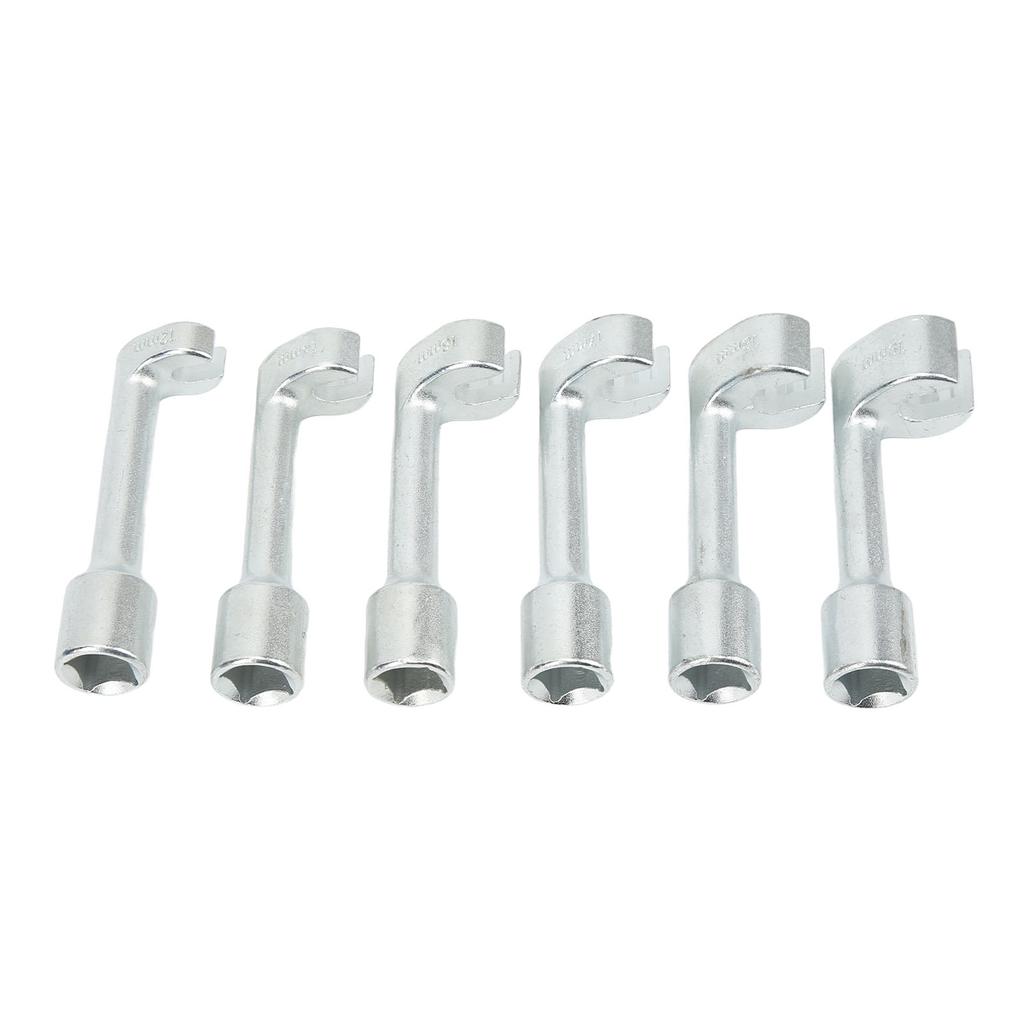 6PCS Fuel Injector Line Injection Socket Set 12in 12mm 14mm 16mm 17mm 18mm 19mm Fuel System Tools