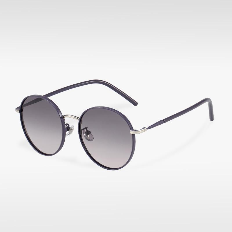 

Модные солнцезащитные очки в круглой оправе Женские Винтажные Поляризационные Защита от УФ StyleD