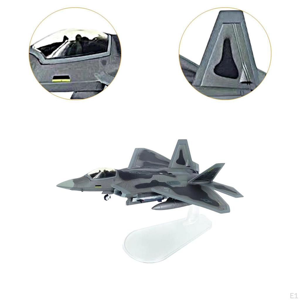 1/100 Diecast Aircraft Airplane Fighter Model Plane for Table Living Room