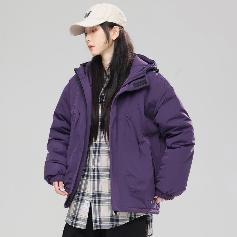 

Осенне-зимнее мужское повседневное хлопковое пальто, утолщенная куртка для пары, модная мужская облегающая куртка с капюшоном, хлопковое пальто для мужчин 3XL