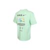 Nike Letter Logo Crew Neck Loose Casual Pullover Short Sleeve T-Shirt with Drop Shoulder Kids Tops Light-Green HF6172-376