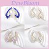 Mode Engelvleugel Zirkonia Oorknopjes Voor Vrouwen Elegante Nachtfeest Sieraden