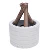 White Bonfire Shaped Diffuser Touch Control Campfire Diffuser Humidifier Home Decor 250ML