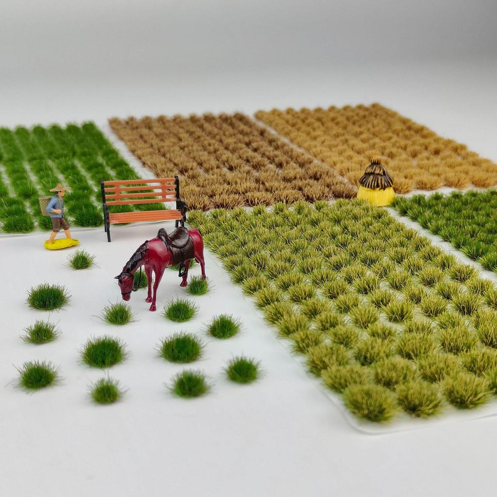 5mm Model Train Static Grass Tufts for DIY Miniature Landscape Scenes