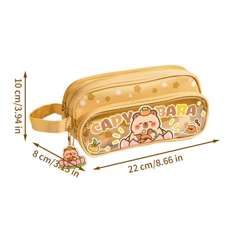 

Large Capacity Pencil Case Cartoon Portable Pencil Box School Student Supplies Stationary Organizer Pen Bag Stationery Organizer