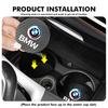 2pcs Car Water Cup Mats Carbon Fiber Coaster Non-Slip Pad For BMW 1 3 4 5 6 7 Series M X1 X3 Performance Alpina G20 F20