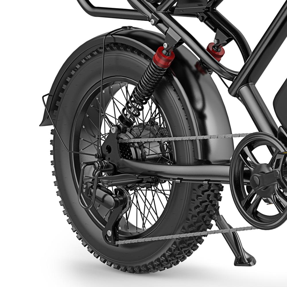 HEADEER BK20 Bicicleta Elétrica para Adultos Bateria 48V20AH Motor 750W Bicicleta Elétrica Carga 150KG Autonomia 80KM Pneus Largos 20 Polegadas E-Mountain Bike para Off-Road