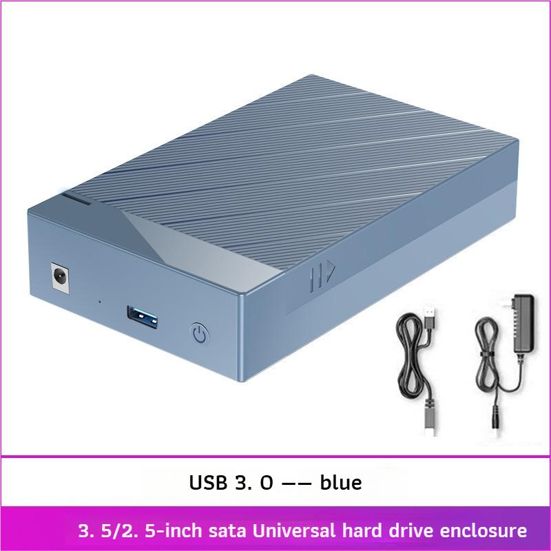 

2.5/3. 5-дюймовый корпус для HDD SATA на USB3.0 Адаптер для SSD Внешний корпус для жесткого диска для 2,5 3,5 SSD HDD Корпус для ПК Ноутбука USB 3.0 (US)