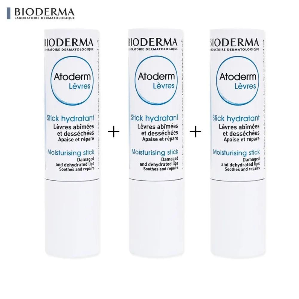 

Bioderma Atoderm Stick Levres Lip Balm 4g x 3