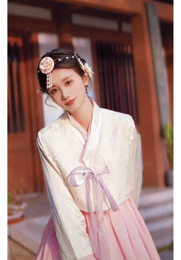Yanji Princess Korean Ethnic Hair Accessories - Women's Hanbok Headdress & Hair Clips for Stage Performances