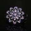 Retro Bun Hairpin with Three Teeth for Gripping. Fashionable Style Flower-shaped Three-toothed Duckbill Hairpin.