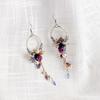 Bohemia Statement Earrings Rhinestone Flower Beads Tassel Ear Accessories
