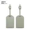 Thickened PU Luggage Tag Women Men Flight Holiday Travel Accessories Suitcase Tags Name ID Address Lable Bag Tags for Luggage
