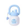 Internet celebrity round fat small pier pier big lifting ring double mouth portable kettle girl love pendant mini water cup can be printed logo