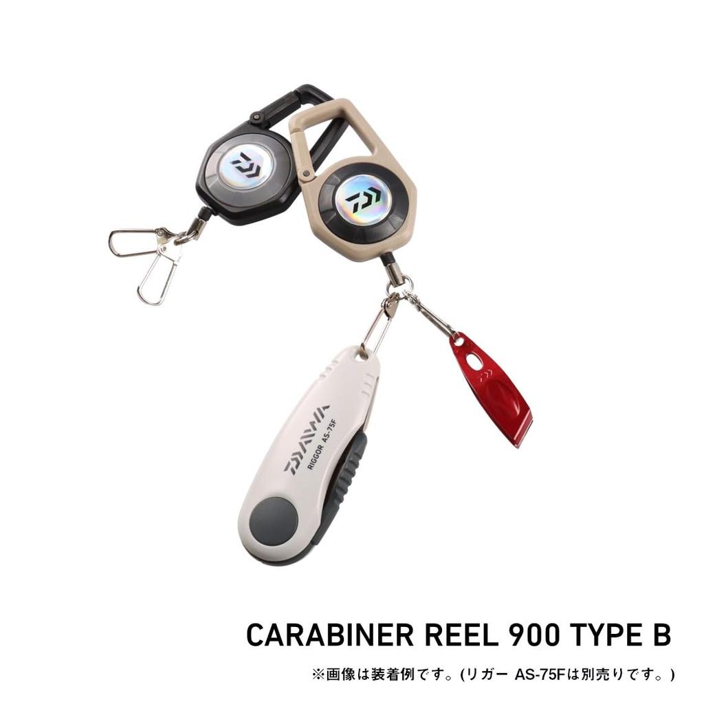 DAIWA Carabiner Reel 900 TYPE B Black/Gray