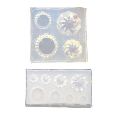 Cupcake Holder Shape Silicone Mold 3D Mini Epoxy Resin Mold DIY Cake Decor Candy Mould for Home Baking, Crafts Making