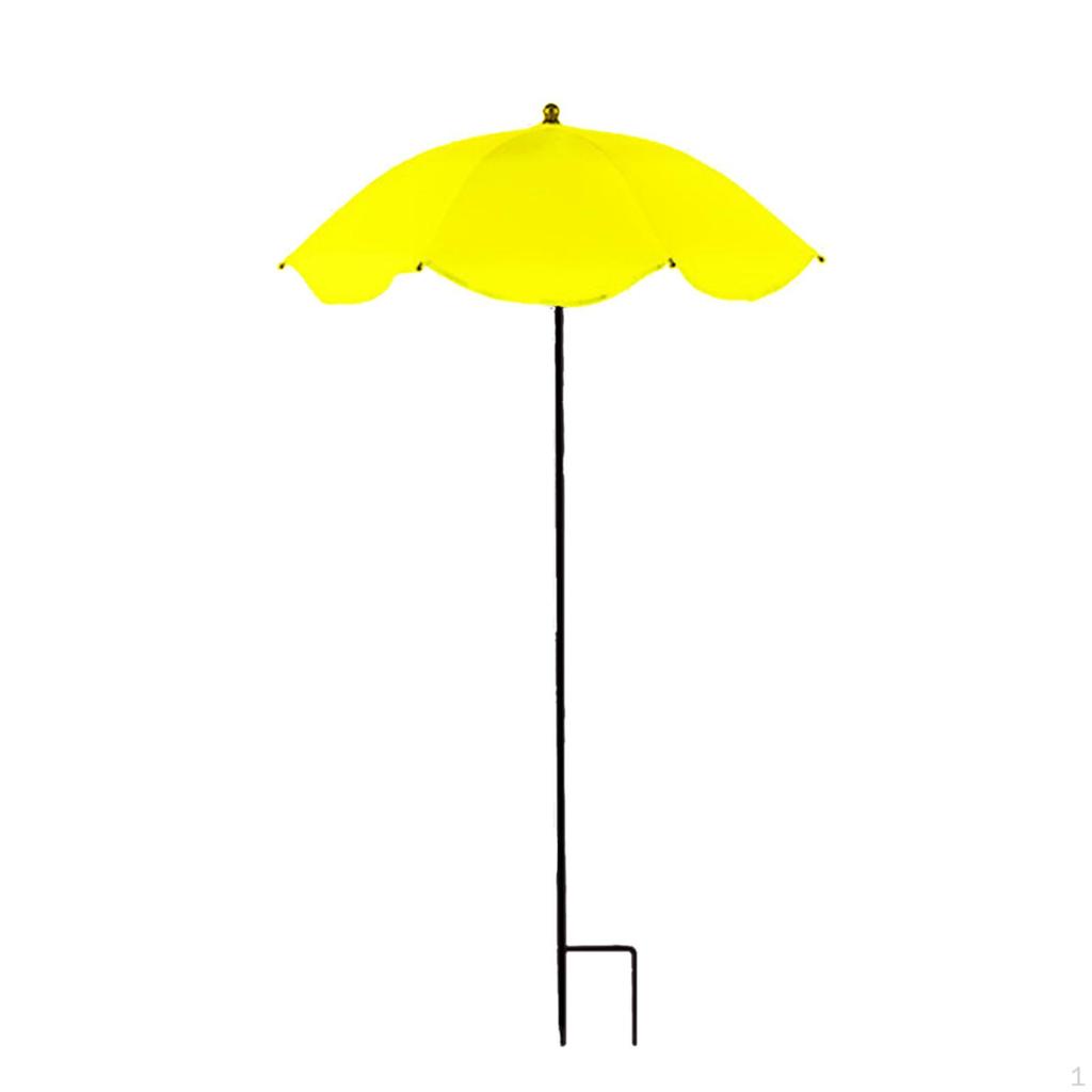 Garden Parasol for Plant Coverage with Shade Cloth