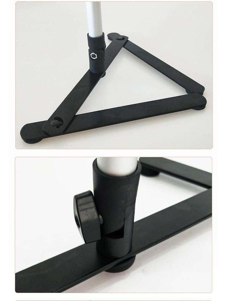 Multi-Angle Adjustable Aluminum Phone Stand for Overhead Shots and Live Streaming