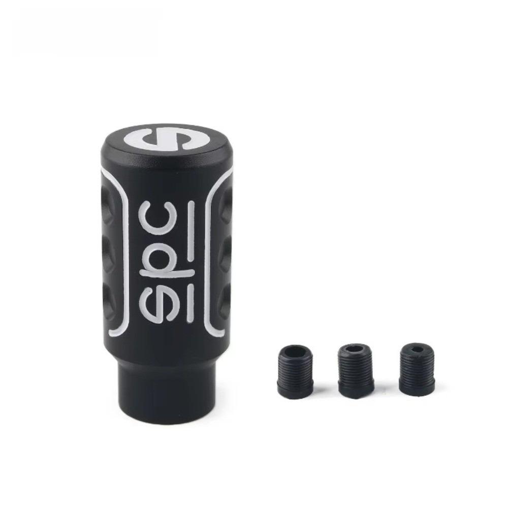Aluminum Material Manual Transmission Gearstick Shifter Knob  Manual Transmission Vehicles black-white