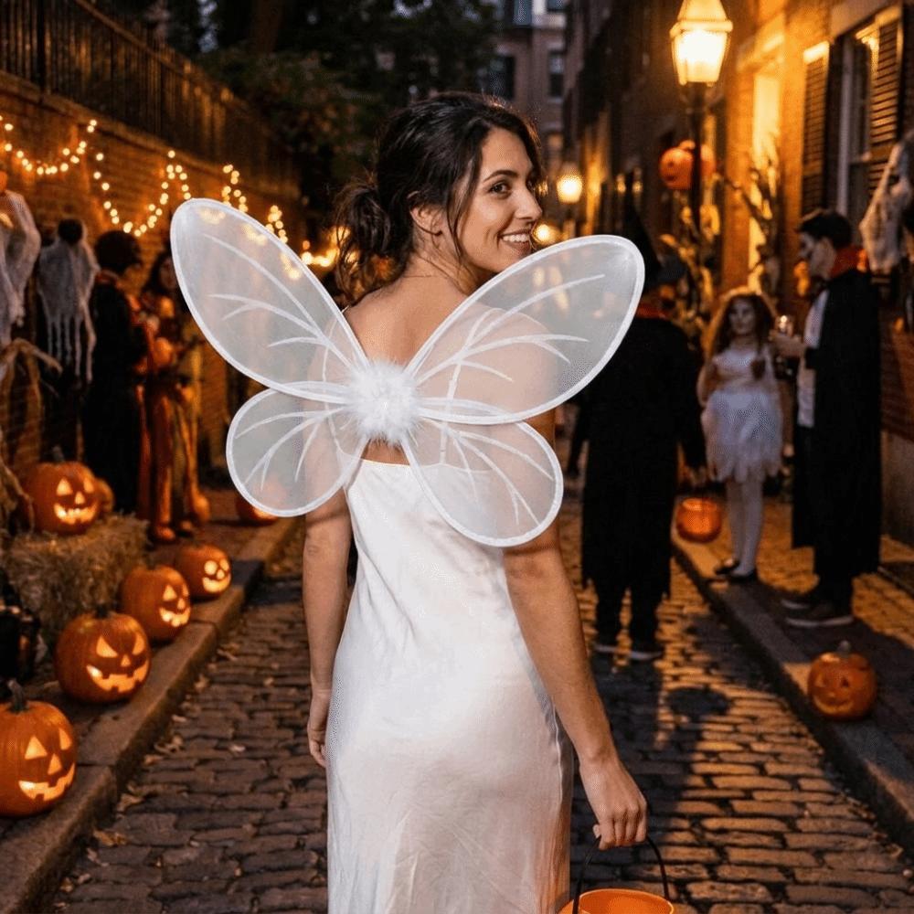 Fantasy Elf Wings Costume Handmade Dragonfly Elf Wings Fairy Butterfly Wings  Stage Performance
