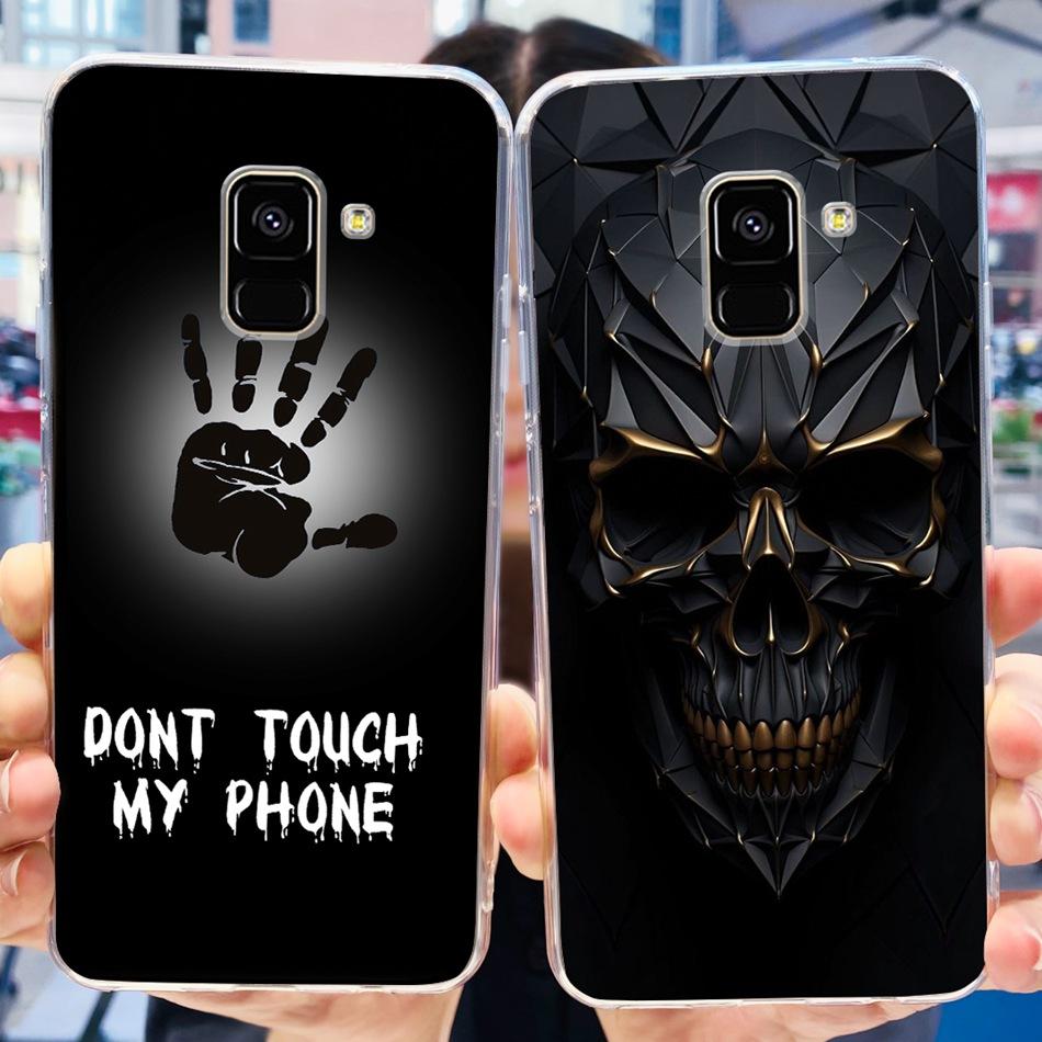 For Samsung Galaxy A8 (2018) / A8+ (2018) SM-A730F A530F Soft Silicone TPU Case For Samsung A 8 A8 Plus Cute Panda Cartoon Cases