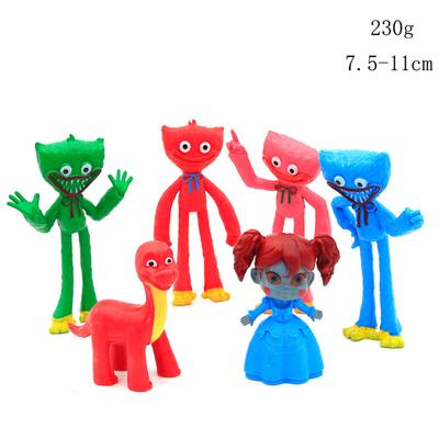 6 τμχ Poppy Playtime Anime Φιγούρα Μοντέλο Στολίδια Παιχνίδια για Διακόσμηση πάρτι γενεθλίων για θεματικό πάρτι
