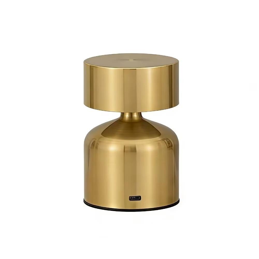 Metal Dumbbell Design Bar Desk Lamp 3-Level Dimmable Bedside Tables Lamps Table Lamp Bedroom