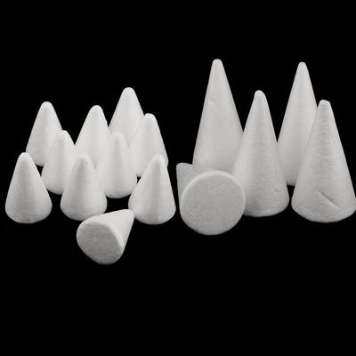 15 Pieces 7/10 Cone Modelling Polystyrene Foam Materials DIY