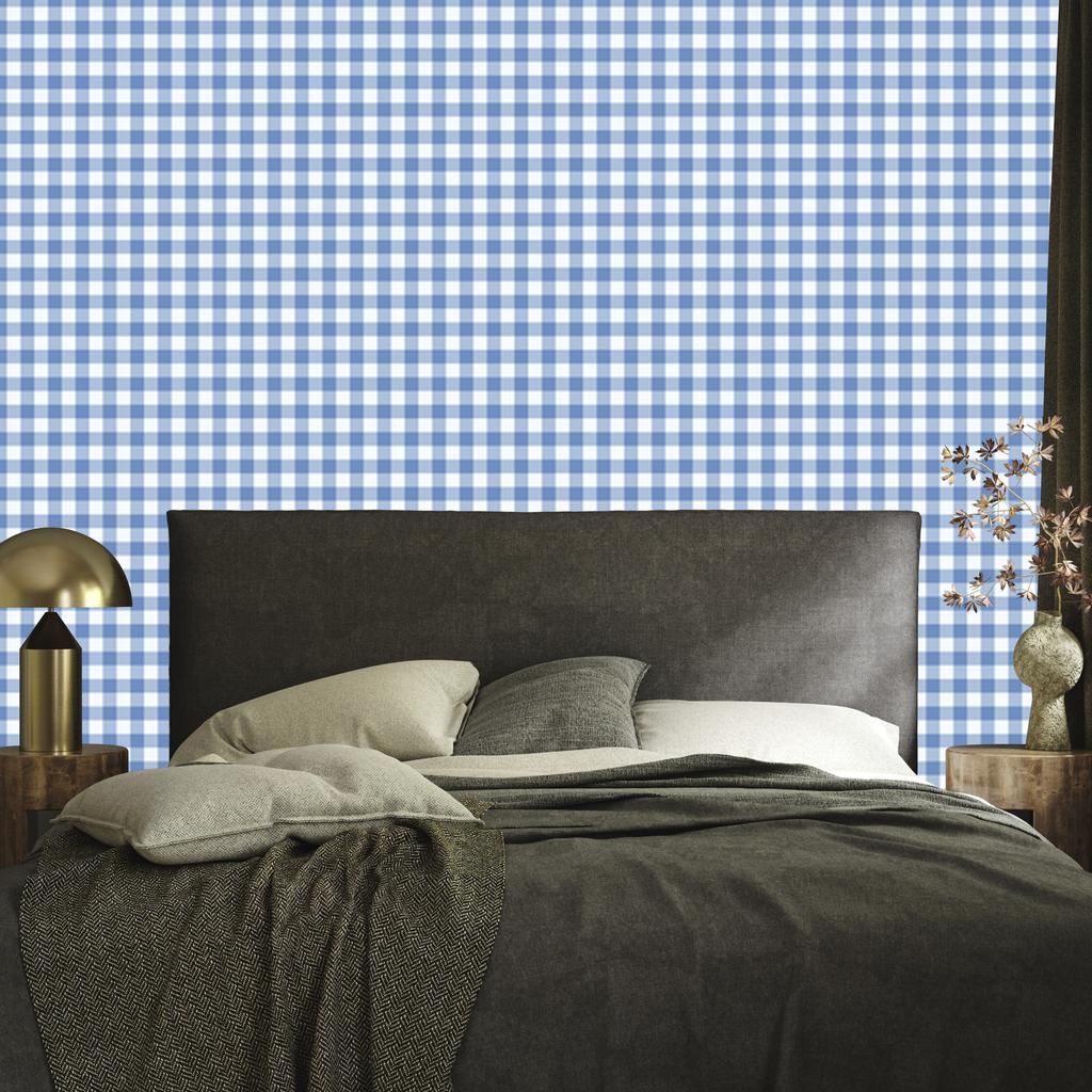 Wallpaper Fabric Pattern Azure and Blue, Azure Background 50x1000