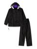 All Mind Suit Waterproof Rain Suit Set with Fully Mesh 7 Sizes 3250 4L [Document] Lining, Colors, S-5L, Black,