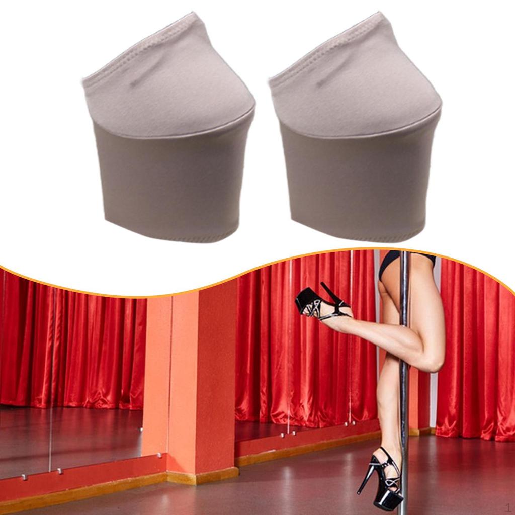 2 Pieces Pole Dance Shoe Protectors Clothing Accessories Easy Installation Professional Covers for