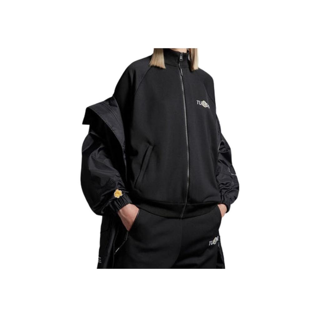 Moncler X Frgmt Hiroshi Fujiwara Collaboration Letter Pattern Logo Casual Jacket Unisex Jacket Black I209U8G00004899A1999
