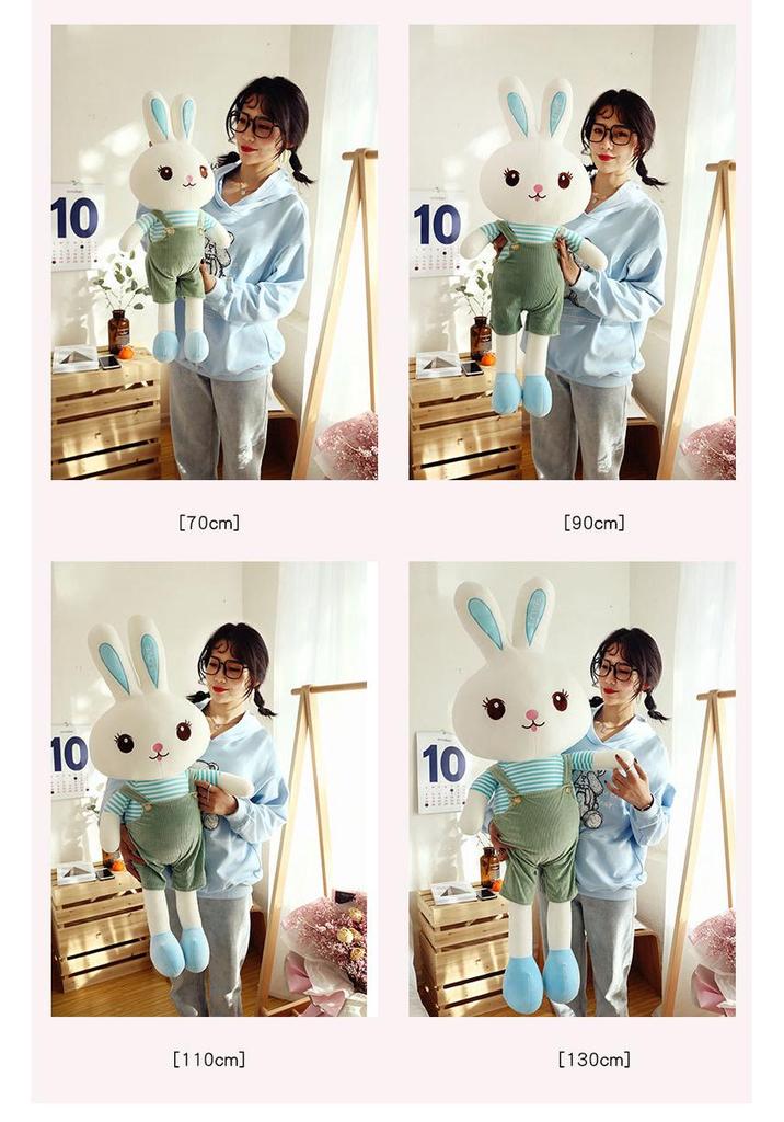 Adorable Princess Rabbit Plush Toy Couple Doll Cushion Gift for Girlfriend - Valentine's Day & Qixi Festival