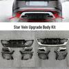 Rear Bumper and Front Face Kit with Square Exhaust Tailpipe for Land Rover Range Rover Velar