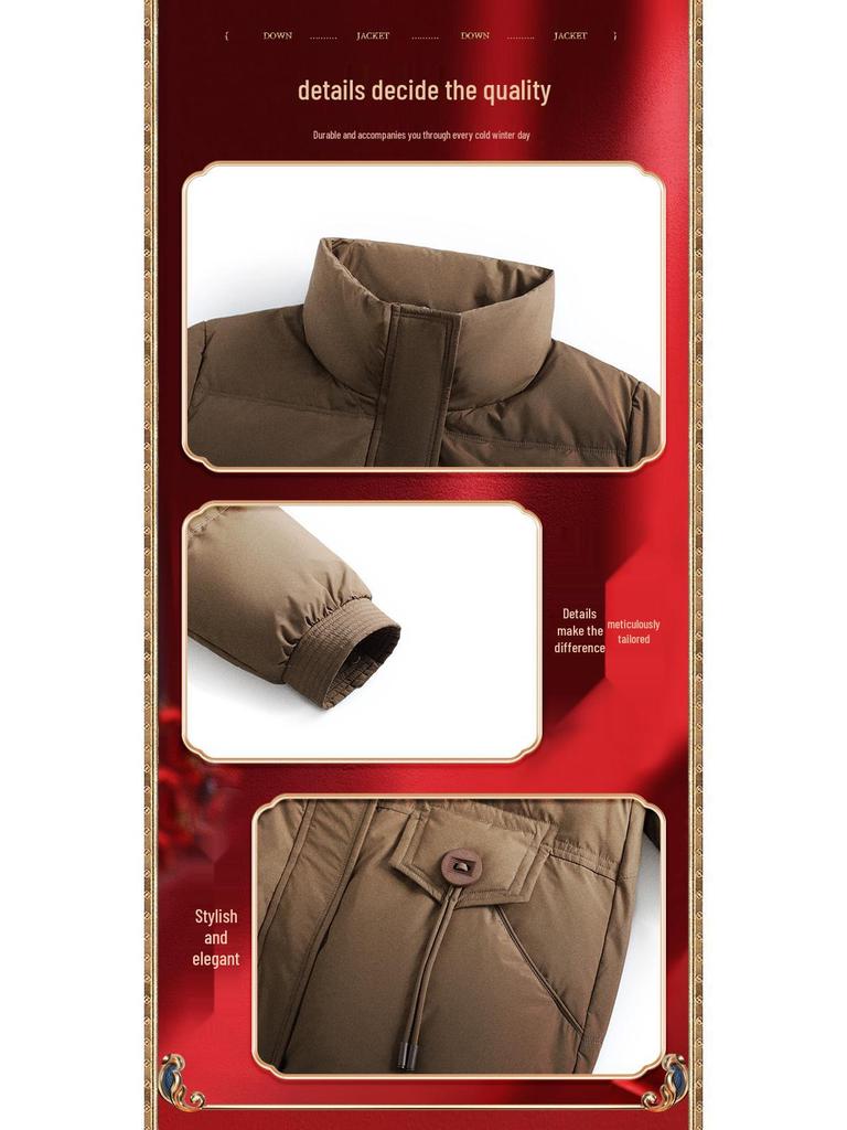 Authentic 2024 Women's Winter Down Jacket - Mid-Aged Mother's National Standard 90% White Duck Down Coat
