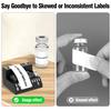 Reusable 3Ml/10Ml Vial Label Applicator Easy Alignment Precise Application Sticker Alignment Tool Time-Saving Labeling Tools