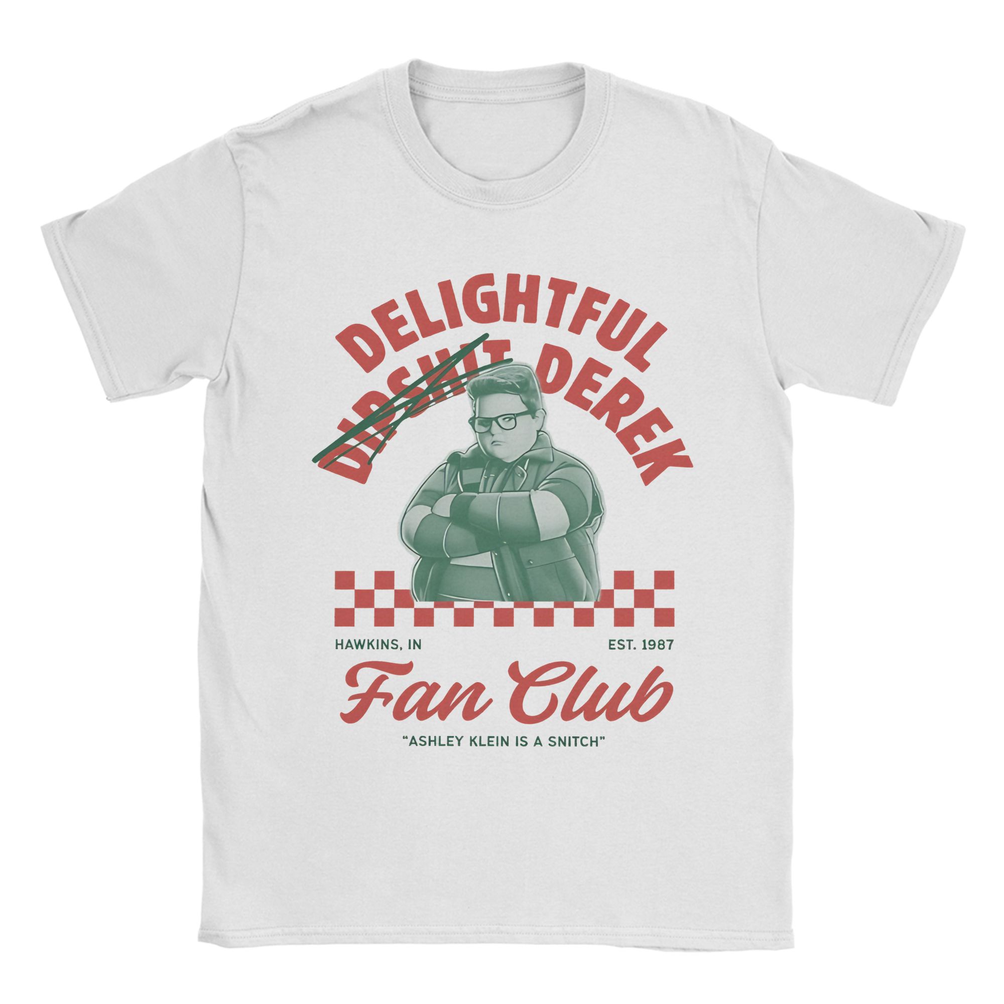 Casual Delightful Derek Vintage Y2k  Tshirt Unisexs Crewneck Short Sleeve Clothes  Cotton Summer Tops Shirts S
